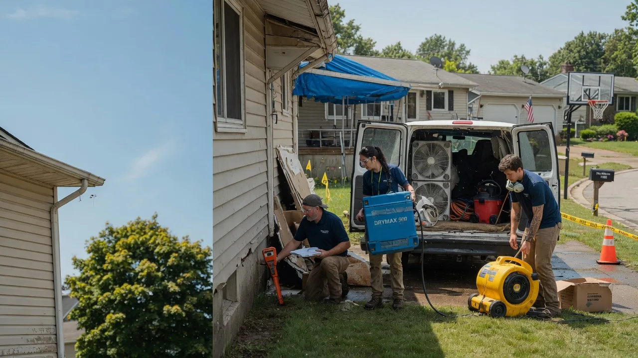 Ceiling Leak Cleanup in Petersburg, IL near me